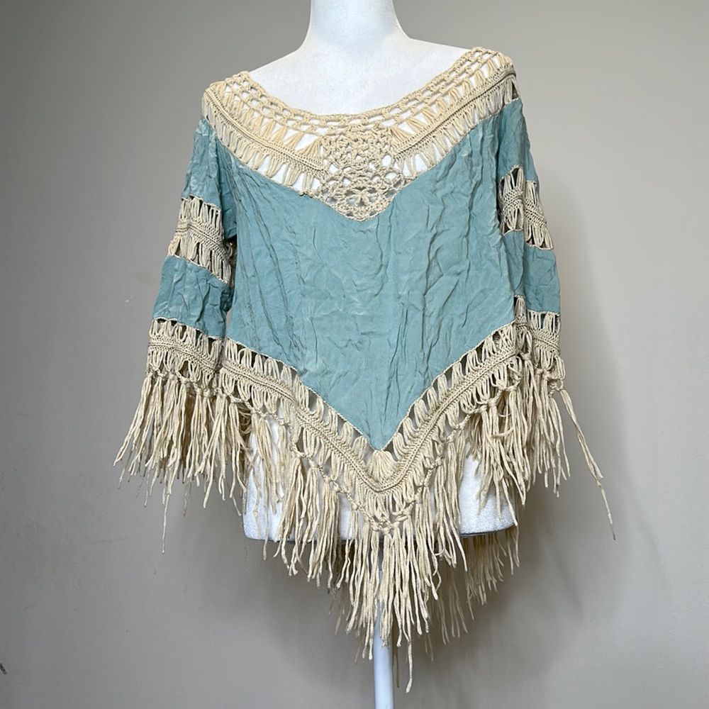 Boho Crochet and Tassel Top